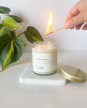 Load image into Gallery viewer, Cashmere Candle - Neat & Navy Blue