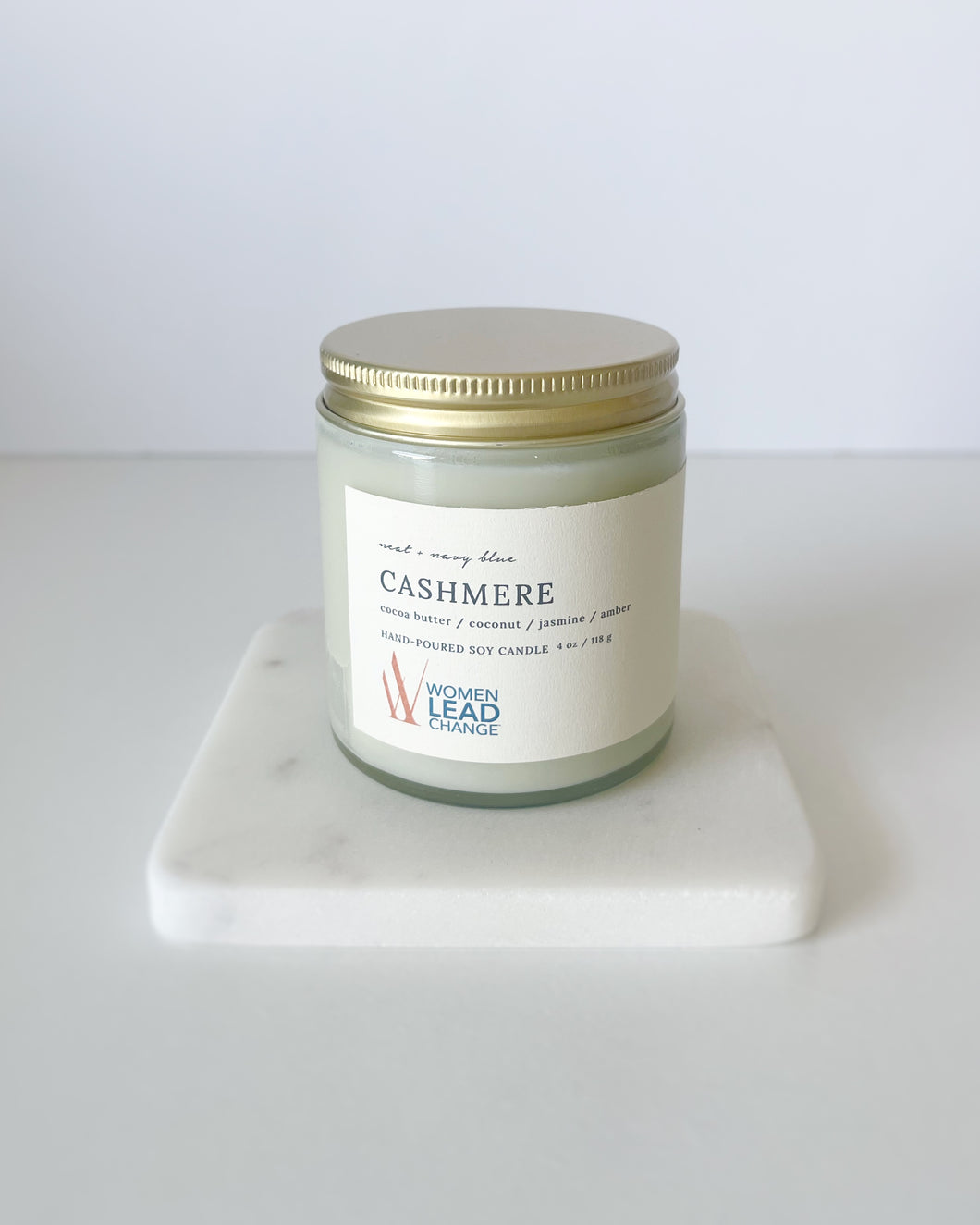 Cashmere Candle - Neat & Navy Blue